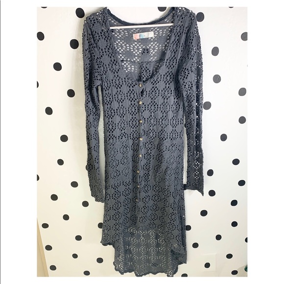 EUC FREE PEOPLE BEACH LOVE SONG CARDIGAN - Picture 3 of 8